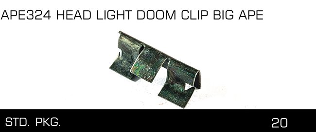 APE324 HEAD LIGH T DOOM CLIP BIG APE APE324 HEAD LIGH T DOOM CLIP BIG APE